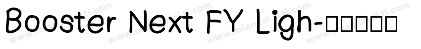 Booster Next FY Ligh字体转换